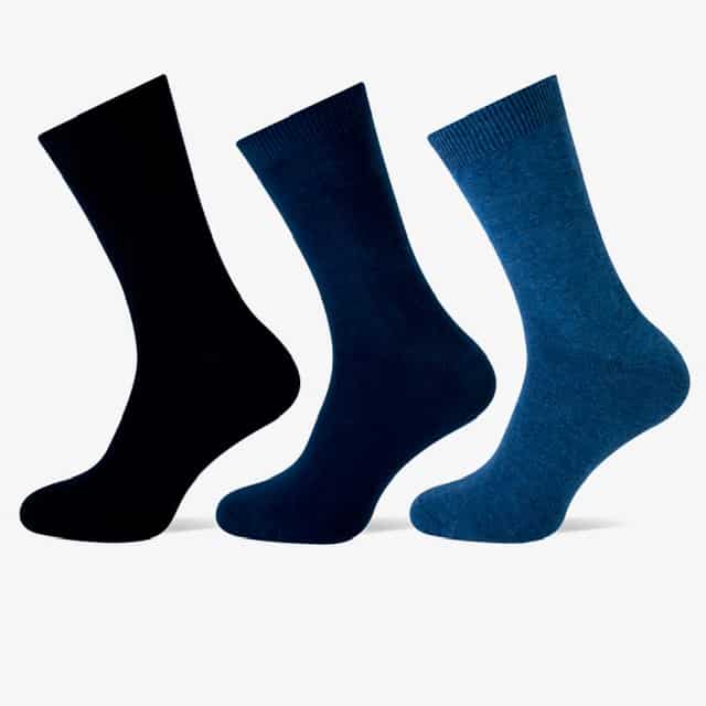 blauw gekleurd sokken heren teckel