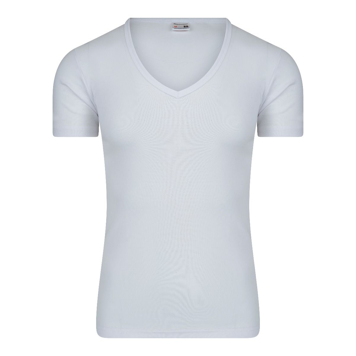 Krimpen Uitbreiding zelfstandig naamwoord Beeren T-Shirt wit diepe v hals 5 stuks - Ideaal voor onder overhemden