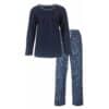 Medaillon Tricot Dames Pyjama Blauw