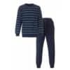 Paul Hopkins Badstof Heren Pyjama Indigo Blue