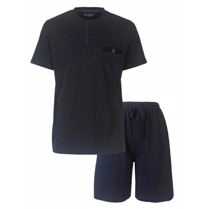 Paul Hopkins Tricot Heren Shortama Dark Blue